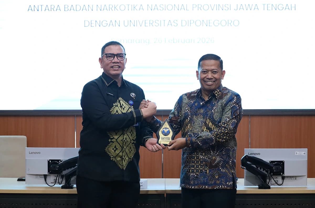 UNDIP dan BNNP Jateng Perkuat Sinergi Kampus Bersih Narkoba