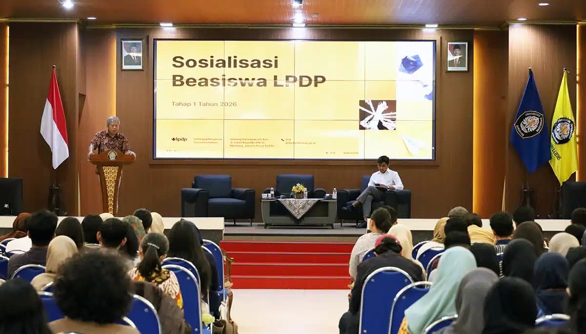 Sosialisasi Beasiswa LPDP 2026 di UNDIP, Dorong Akses Studi Lanjut dan Program Internasional