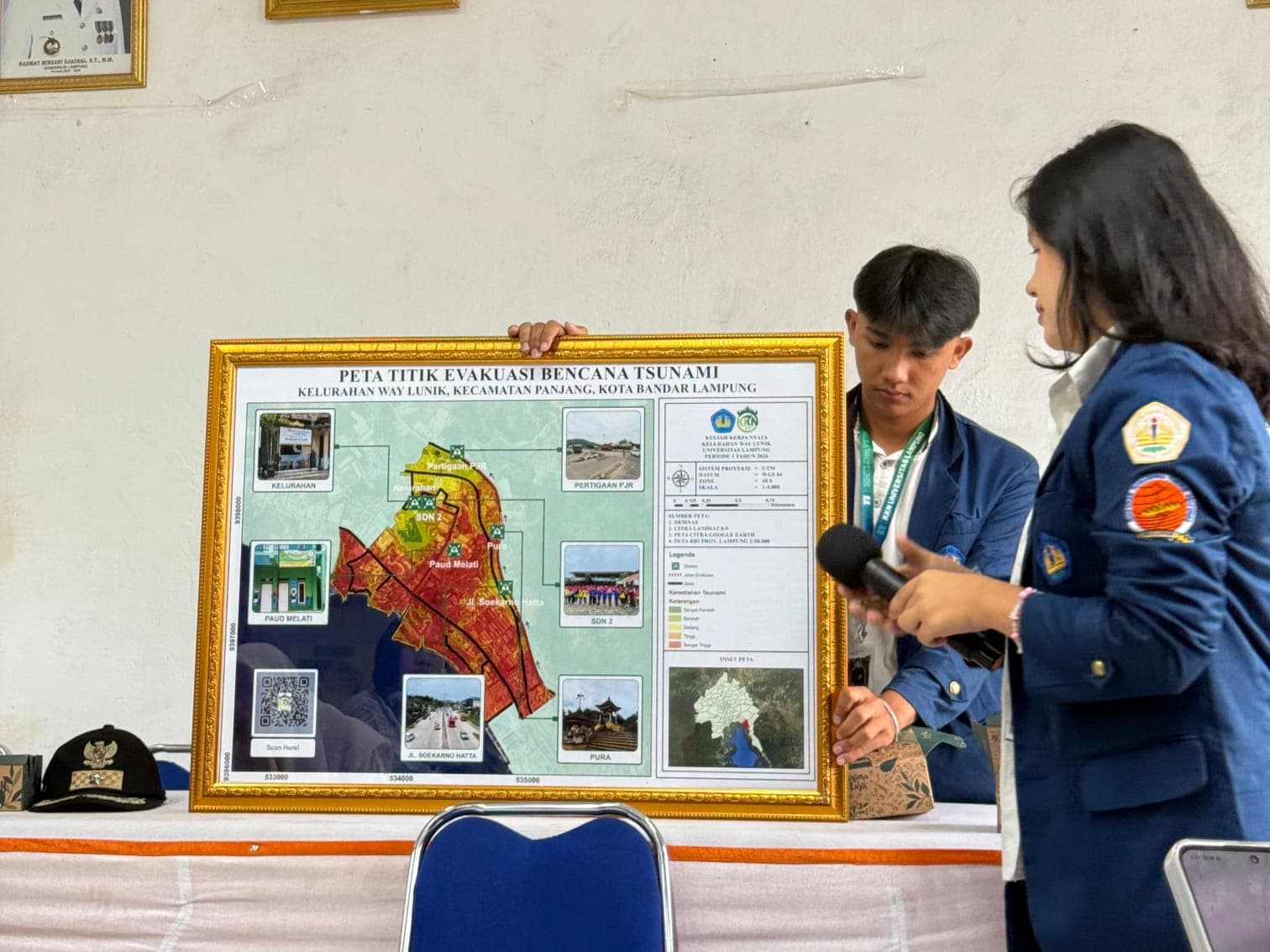 Mahasiswa Unila Susun Peta Jalur Evakuasi Tsunami sebagai Upaya Mitigasi Nasional