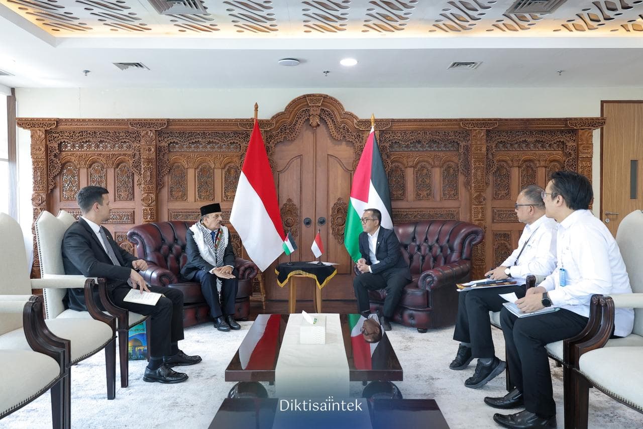 Terima Dubes Palestina, Mendiktisaintek Bahas Kolaborasi Pendidikan Tinggi dan Pengembangan SDM