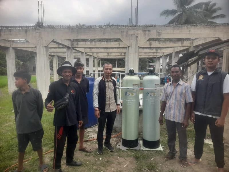 Mahasiswa KKNT UTM Hadirkan Solusi Air Bersih bagi Warga Sawang, Aceh Utara