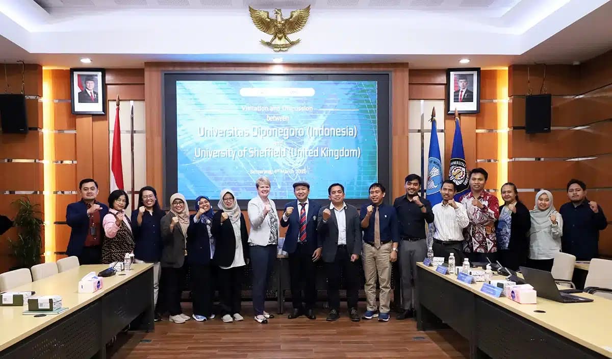 University of Sheffield Kunjungi Universitas Diponegoro, Inisiasi Kerja Sama Akademik Internasional