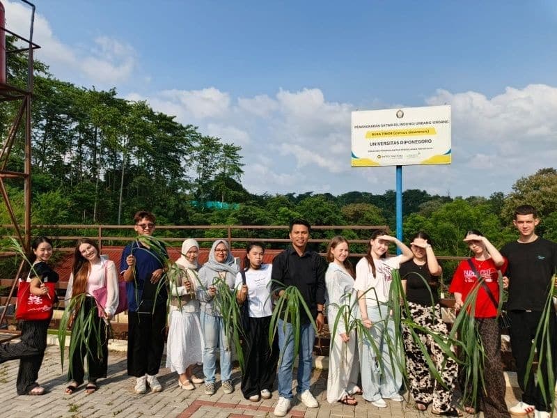 Sambut Mahasiswa Internasional, FISIP UNDIP Gelar Campus Tour untuk Peserta DEEP Scholarship