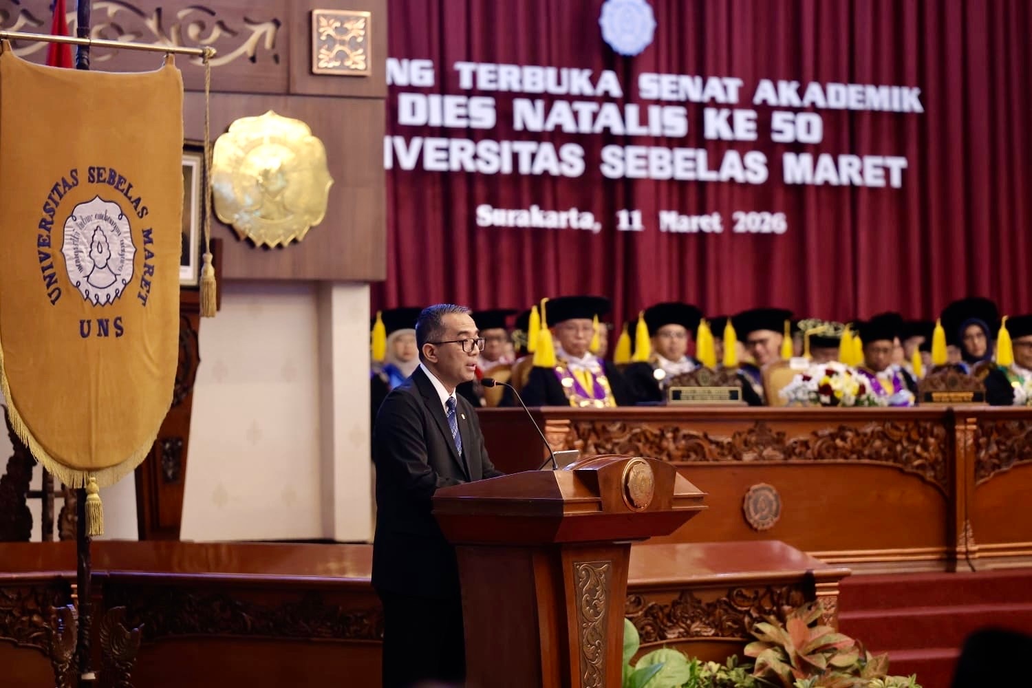 Dies Natalis ke-50 UNS, Mendiktisaintek Dorong Hilirisasi Riset Kampus