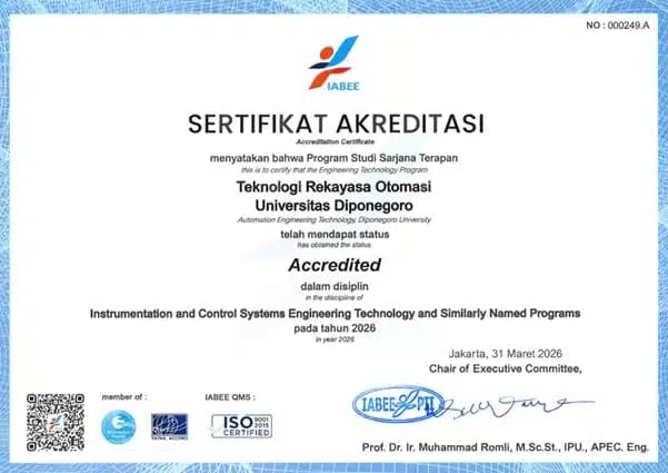 Tiga Program Studi Sekolah Vokasi UNDIP Raih Akreditasi Internasional IABEE