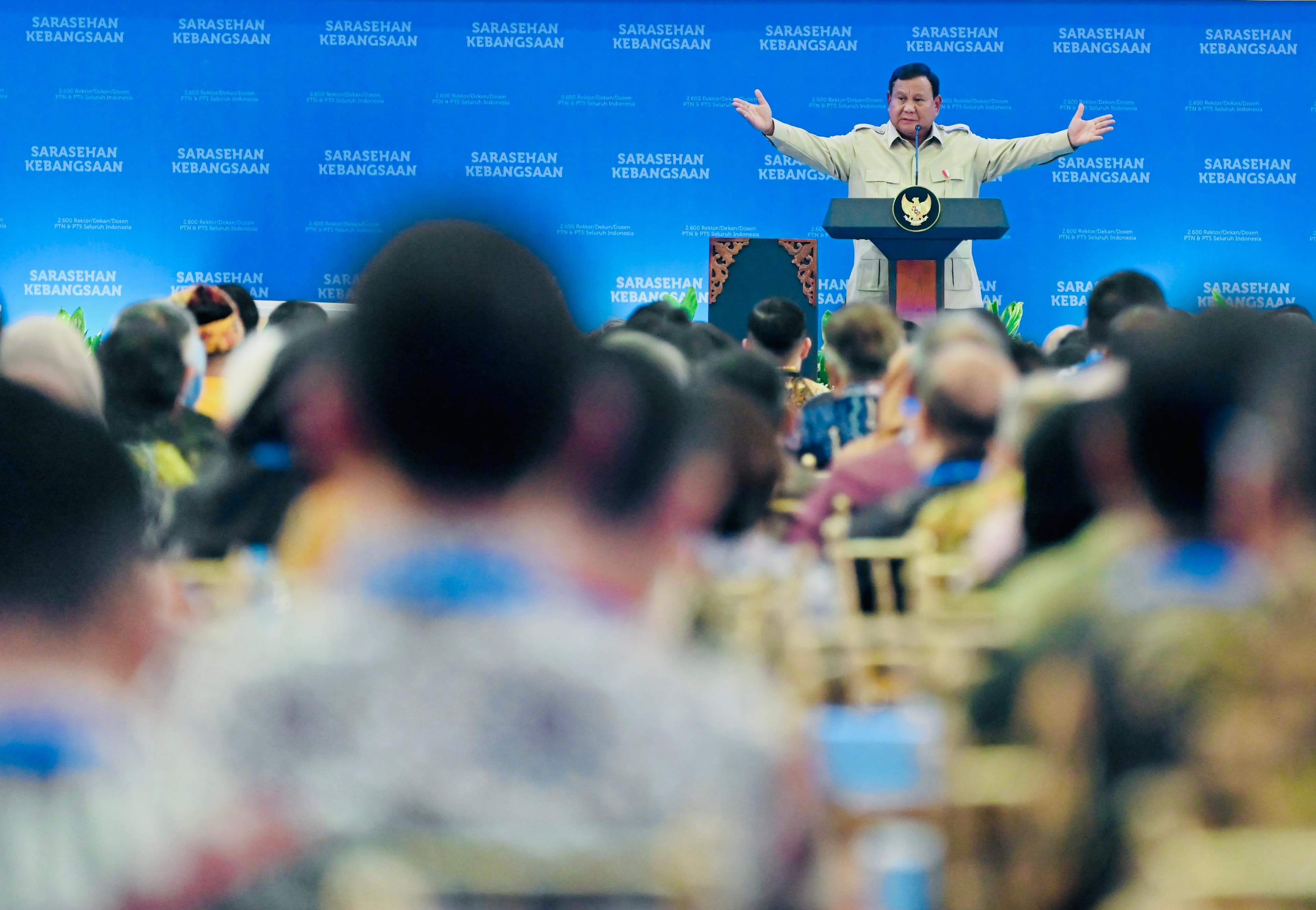 Buka Sarasehan Kebangsaan KSTI 2026, Presiden Prabowo Ajak Kampus Jadi Motor Kemandirian Ekonomi