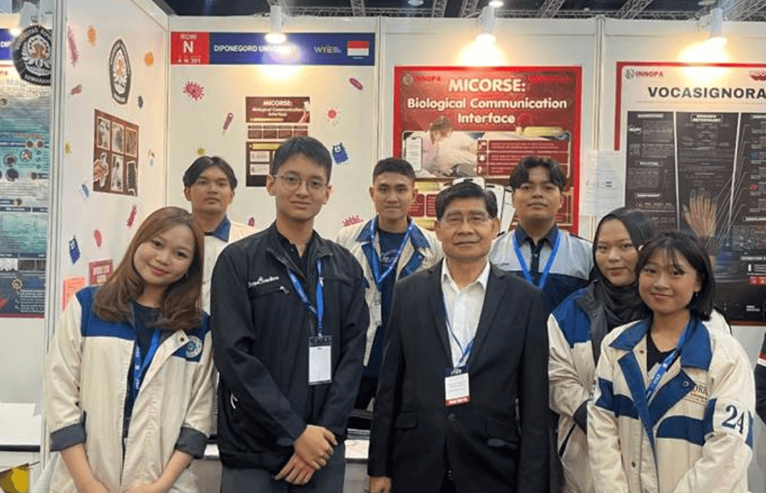 Mahasiswa FSM UNDIP Tampilkan Inovasi Penerjemah Komunikasi Bakteri “Micorse” di Ajang WYIE ITEX Malaysia 2026