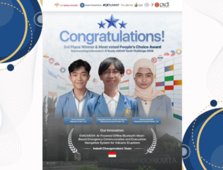 Mahasiswa ISI Yogyakarta Raih Prestasi Internasional lewat Inovasi AI untuk Mitigasi Bencana