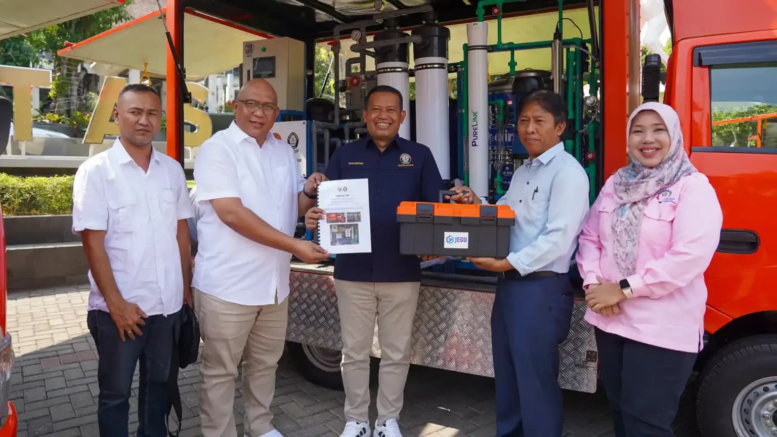 Inovasi Mobile Water Treatment UNDIP Siap Dukung Penanganan Bencana di Jawa Tengah
