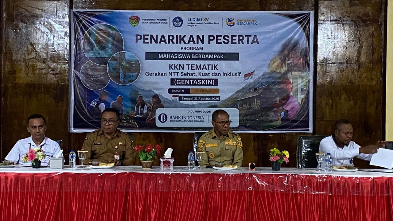 Mahasiswa KKN Tematik Gentaskin Batch 2 Resmi Ditarik, LLDIKTI XV Dorong Keberlanjutan Kolaborasi