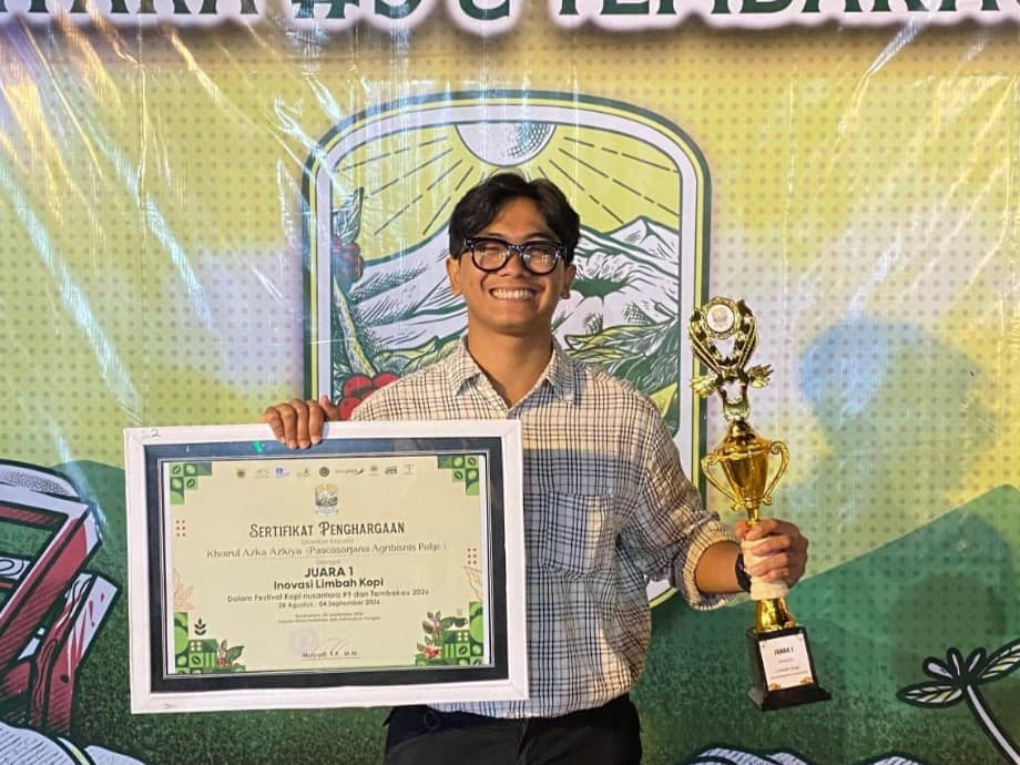 Mahasiswa Pascasarjana Polije Raih Juara Satu Inovasi Limbah Kopi