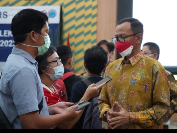 Tangkapan Lensa-Konferensi pers pengumuman hasil seleksi jalur SNMPTN tahun 2022 (29/3).