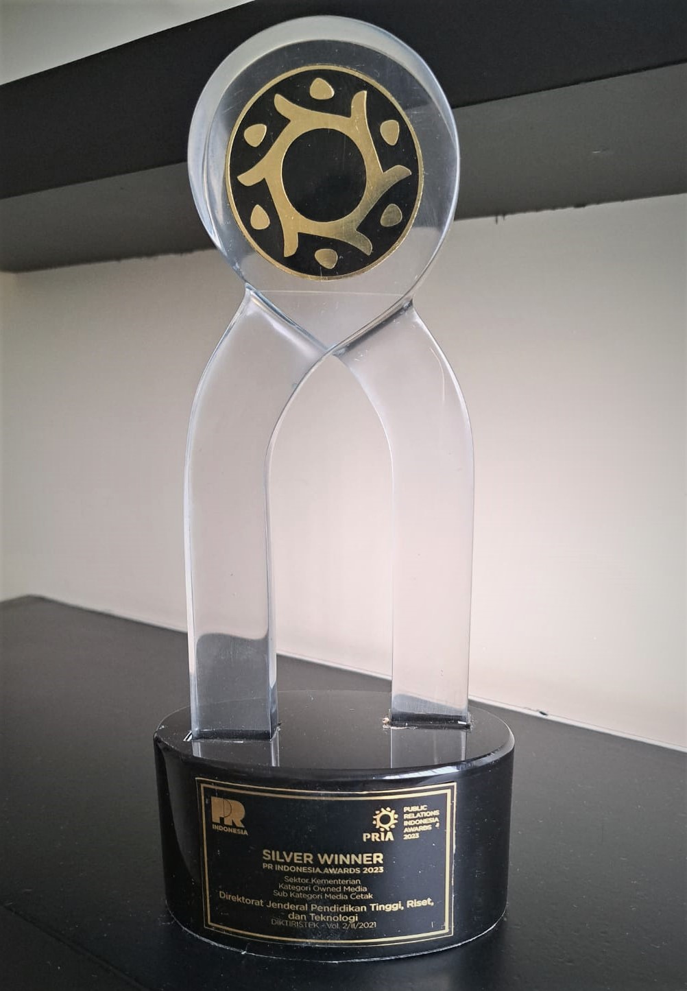 Tangkapan Lensa-Ditjen Diktiristek Raih Penghargaan untuk Kategori Owned Media. (17/3).