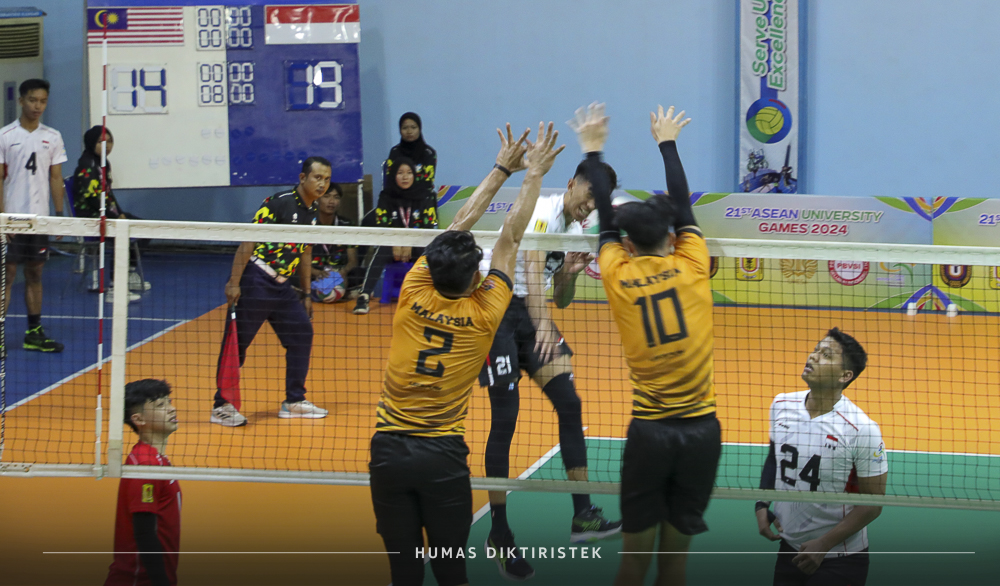 Pertandingan dalam pelaksanaan AUG (ASEAN University Games) 2024 Surabaya.(26/6).